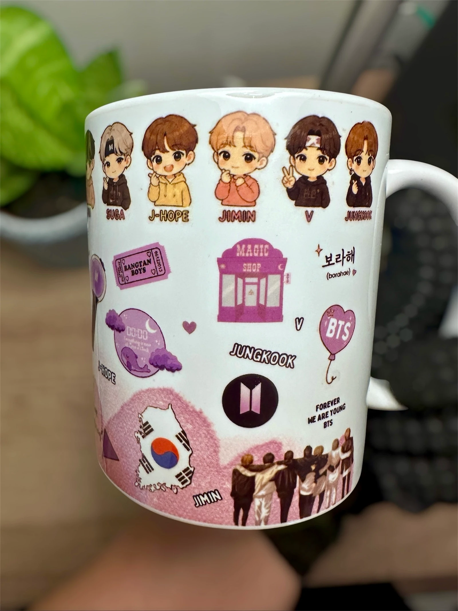 Tasse BTS I purple you – photo 3